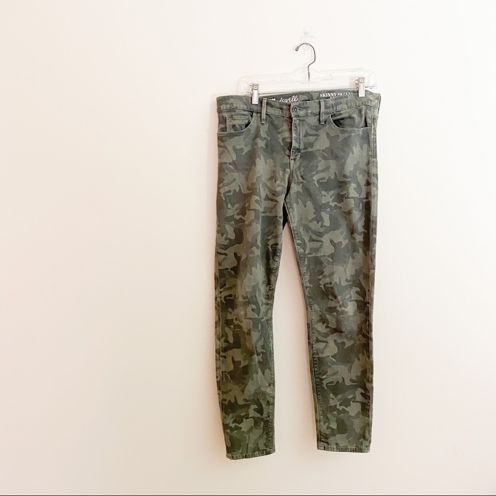 Madewell Camo Skinny Skinny Ankle Jeans size 32